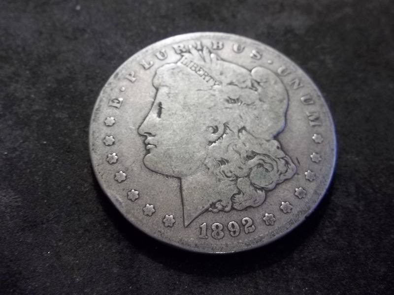 1892 S Morgan Silver Dollar