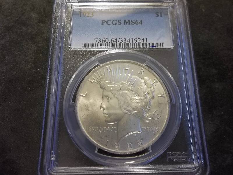 1923 Peace Silver Dollar
