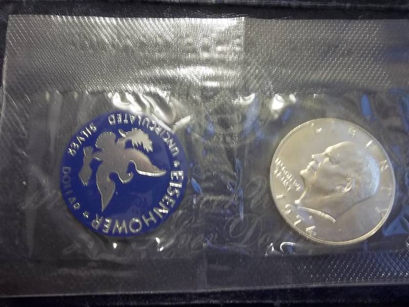 1974 S Ike Silver Dollar