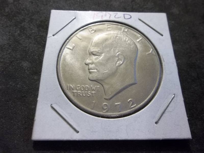 1972 D Ike Uncirculated   Dollar