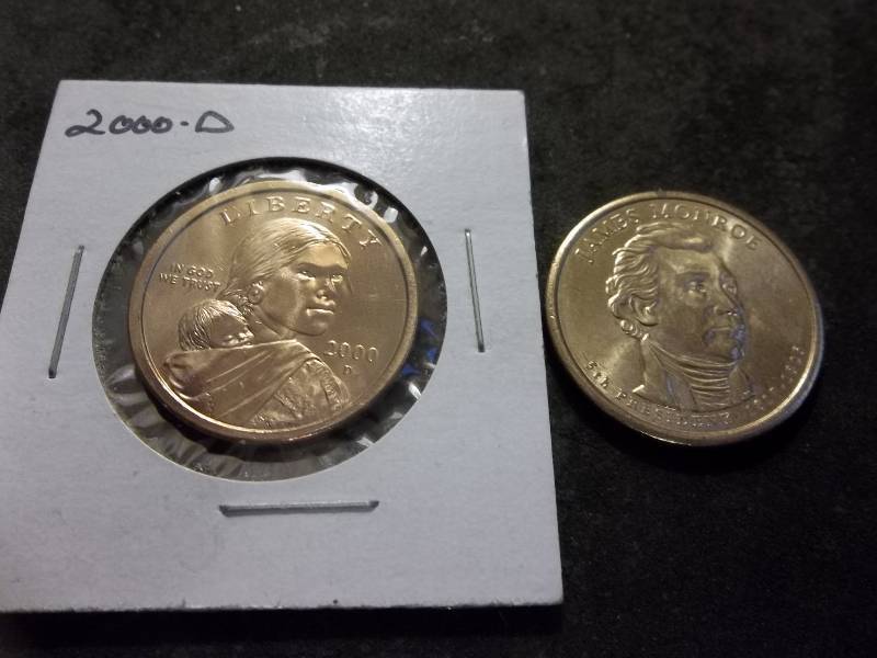 James Monroe, 2000 D Sac Dollars