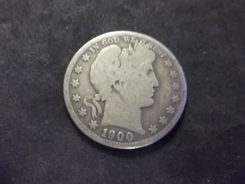 1900 S Barber Silver Half Dollar