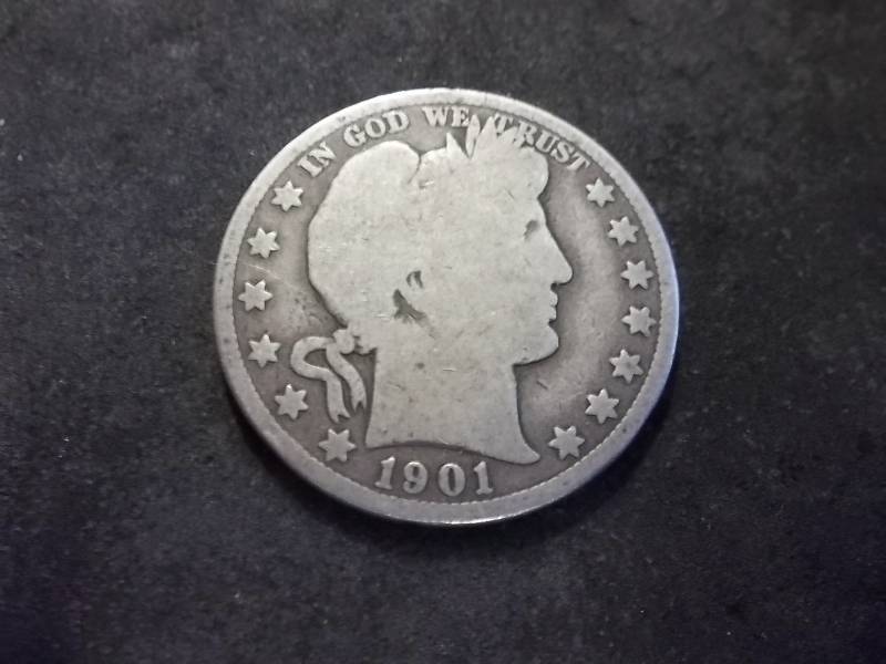 1901 Barber Half Dollar