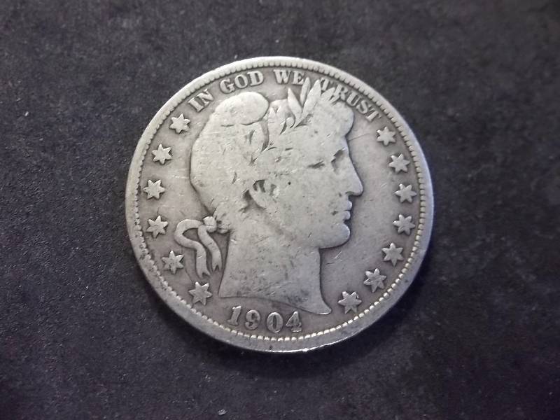 1904  Barber Half Dollar