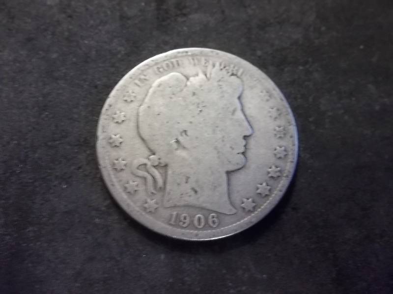 1906 O Barber Half Dollar