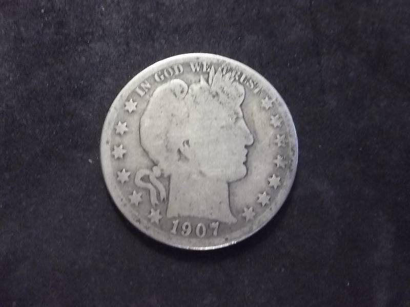 1907 O Barber Half Dollar