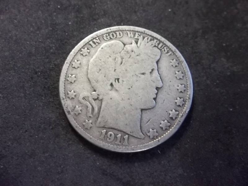 1911  Barber Half Dollar