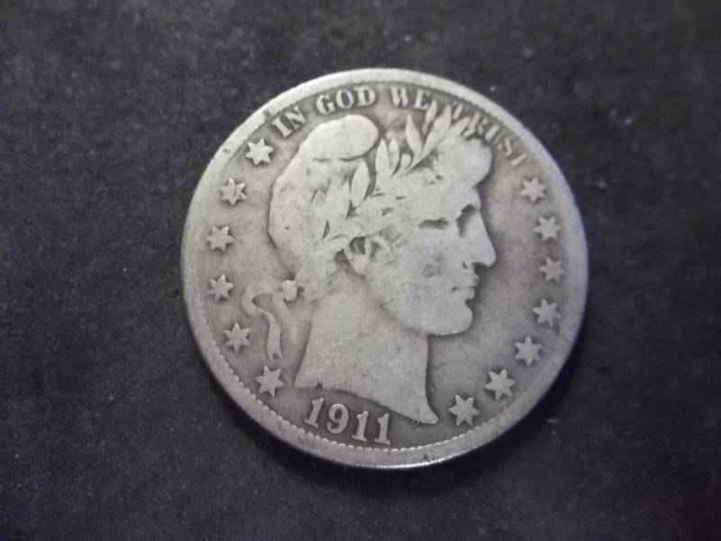 1911 S Barber Half Dollar