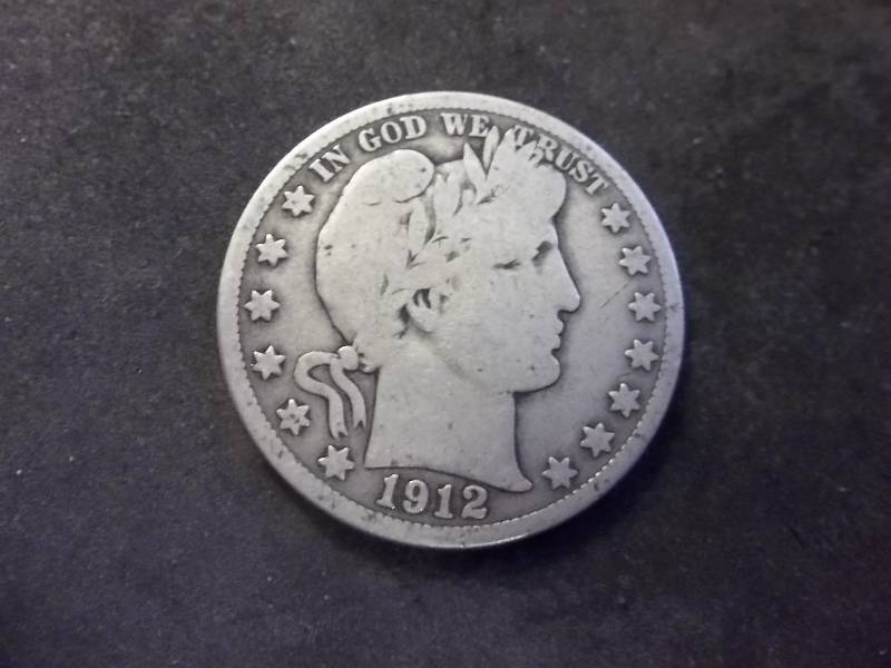 1912 D Barber Half Dollar