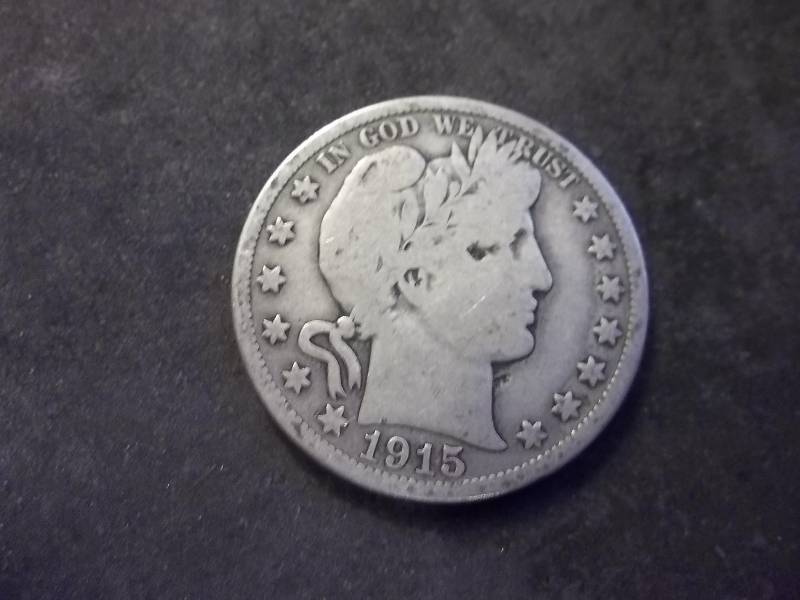 1915 D Barber Half Dollar