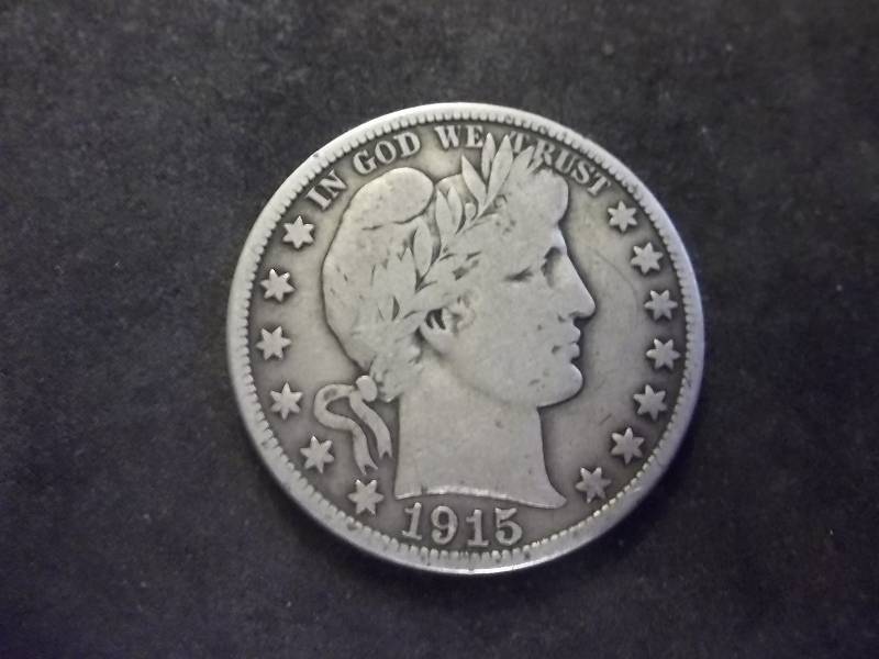 1915 S Barber Half Dollar