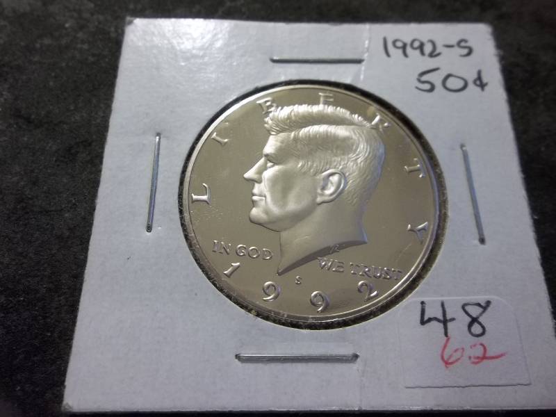 1992 S Kennedy Proof Half Dollar