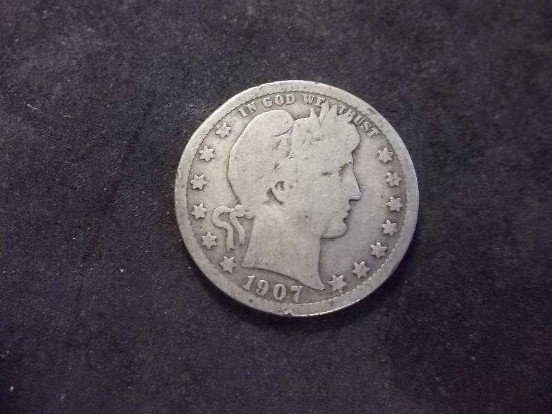 1907 Barber Quarter