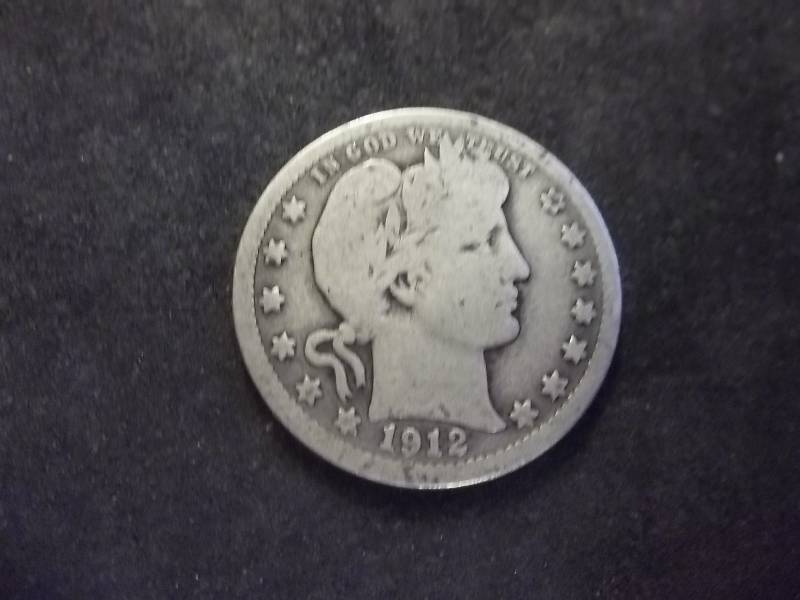 1912  Barber Quarter