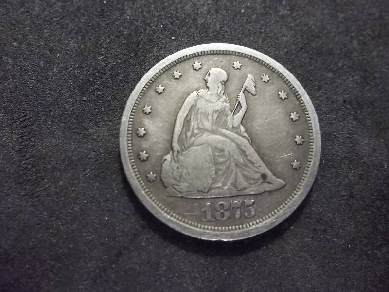 1875 S-20 Cent Piece