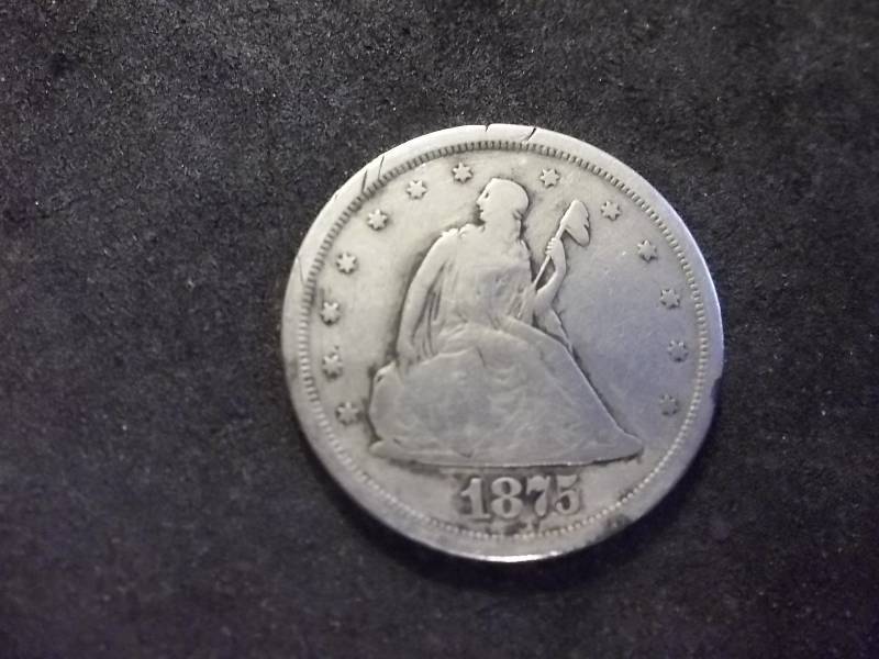 1875 S-20 Cent Piece