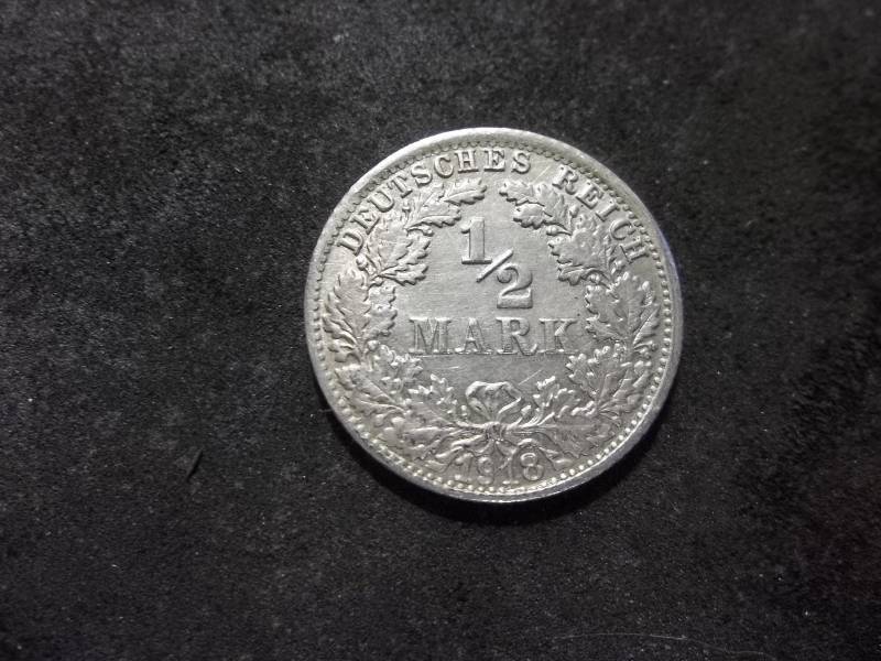 1918 Silver 12 Mark (Germany)