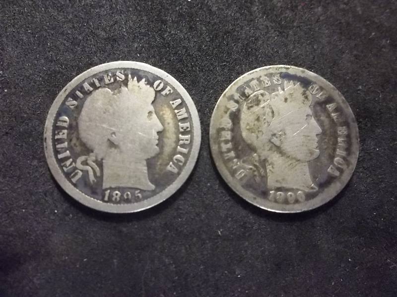 1896 O, 1895 O Barber Dimes