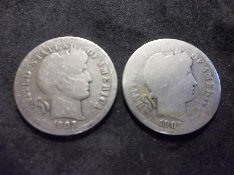 1903, 1903 O Barber Dimes