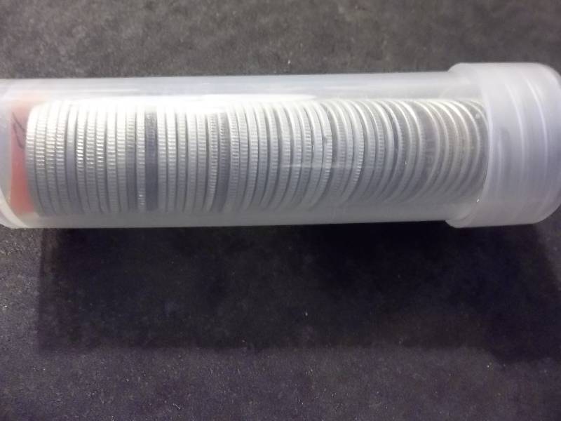 Roll Of Roosevelt Dimes All 90% Silver