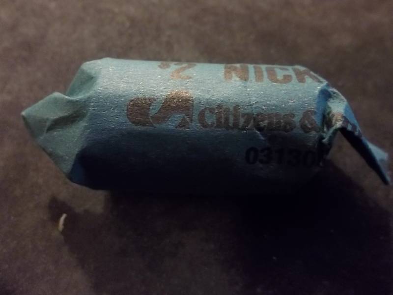 12 Roll Of Assorted Dates V-Nickels