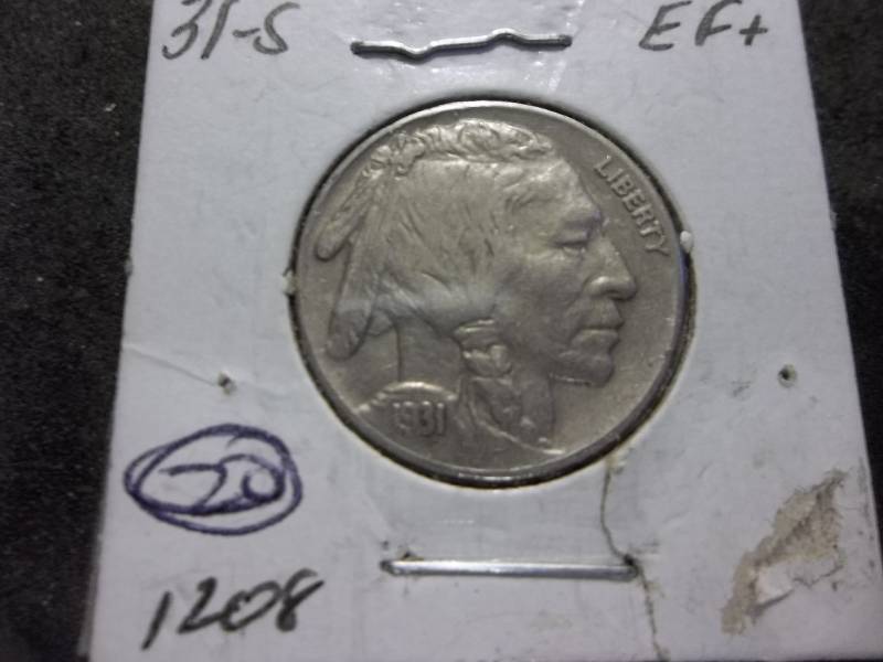 1931 S Buffalo Nickel
