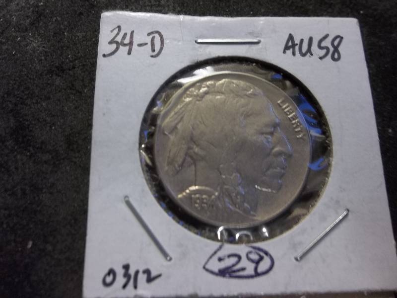 1934 D Buffalo Nickel