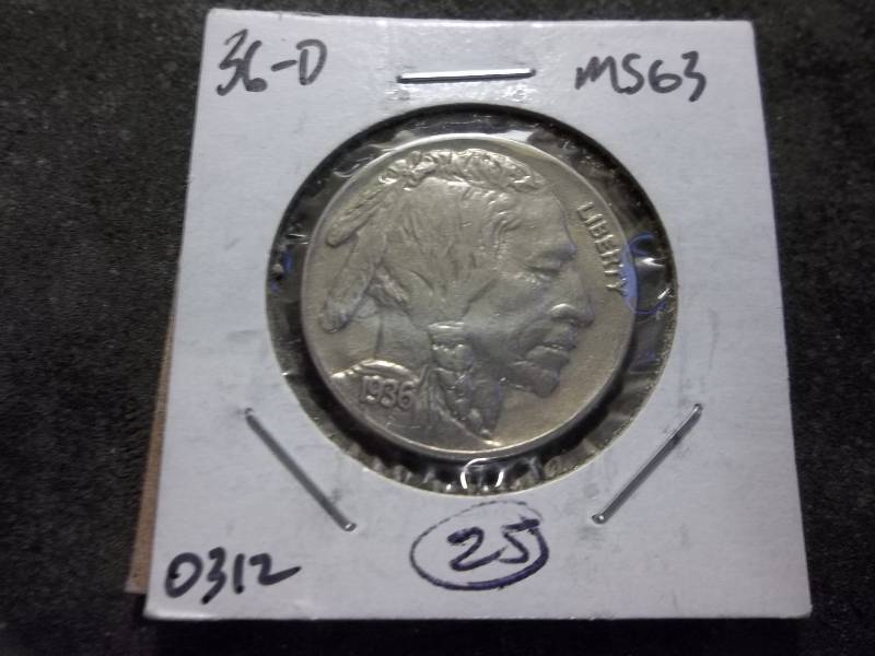 1936 D Buffalo Nickel