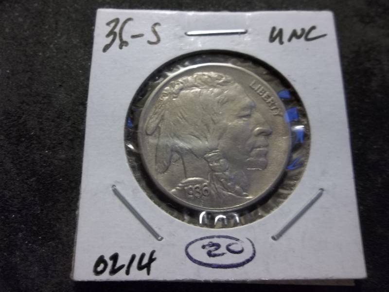 1936 S Buffalo Nickel