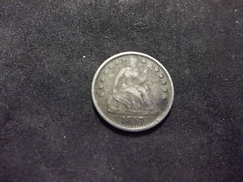 1857 Seated Liberty Half Dime