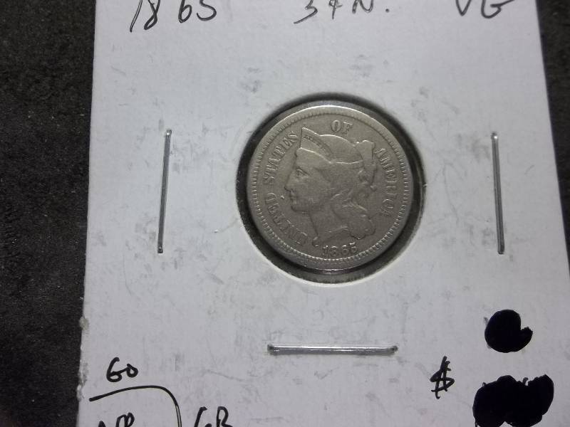 1865-3 Cent Nickel