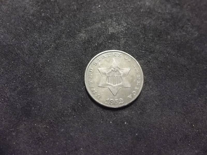 1852 3-Cent Silver