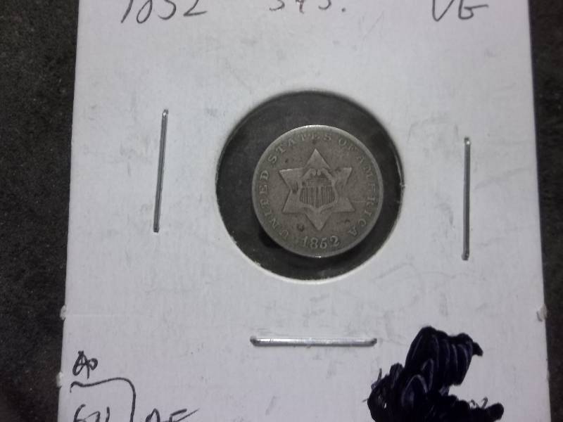 1852 3-Cent Silver