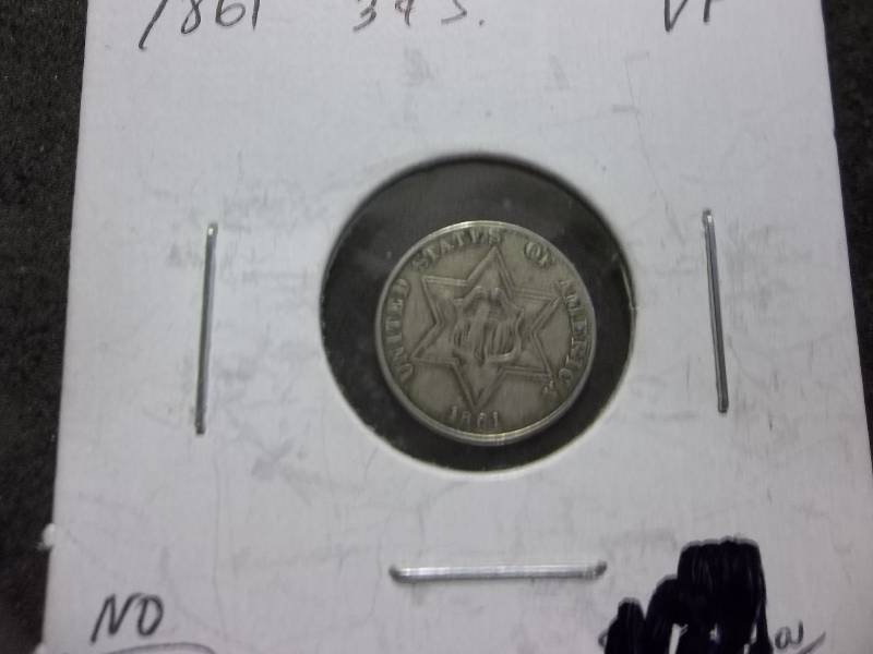 1861 3-Cent Silver