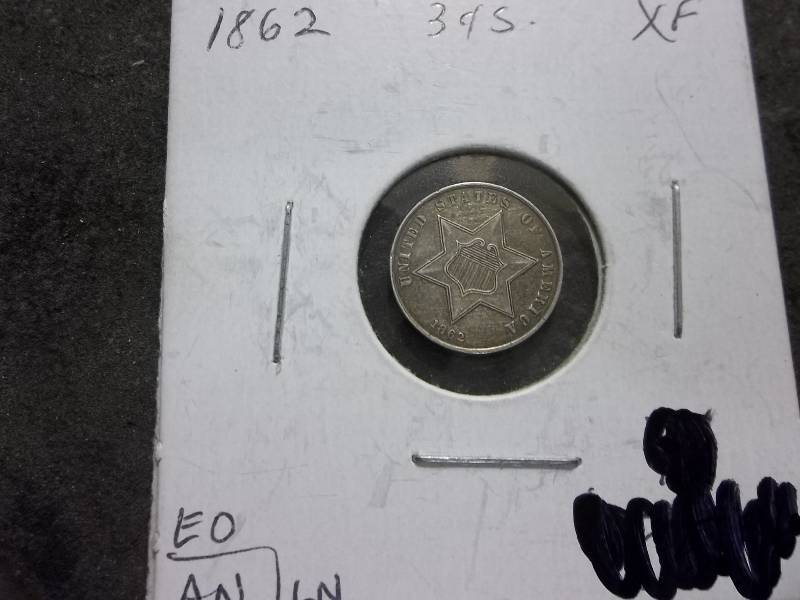 1862 3-Cent Silver