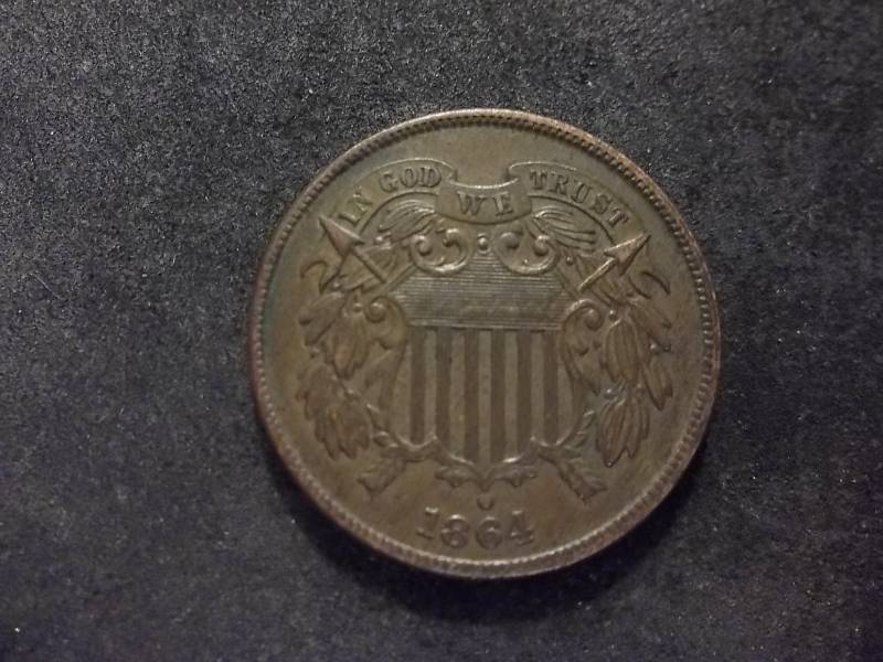 1864 2-Cent Piece