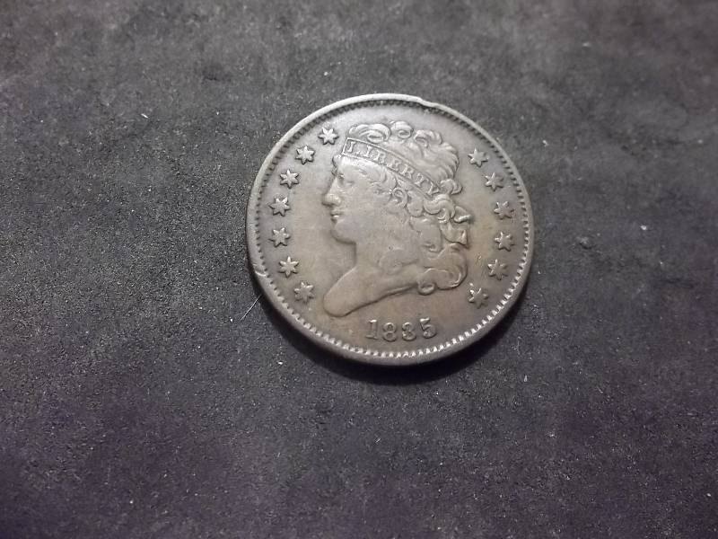 1835 Half Cent