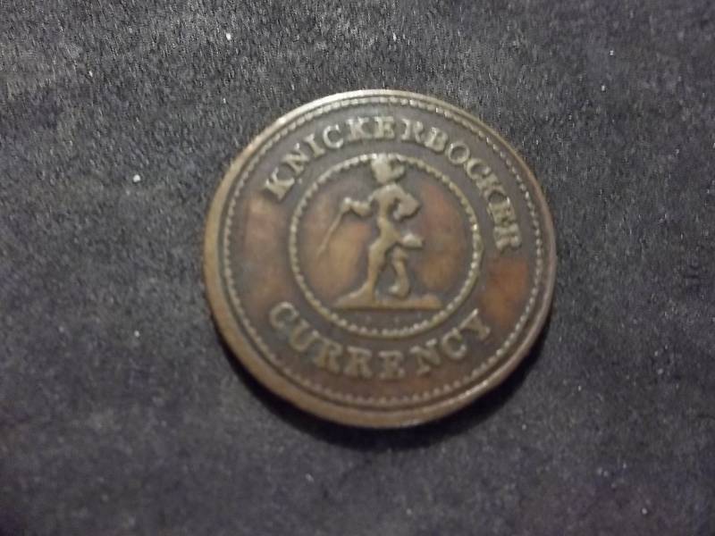 Civil War Token 1 Cent (Knickerbocker Currency)