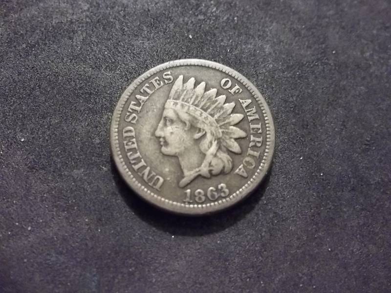 1863 Indian Head Cent