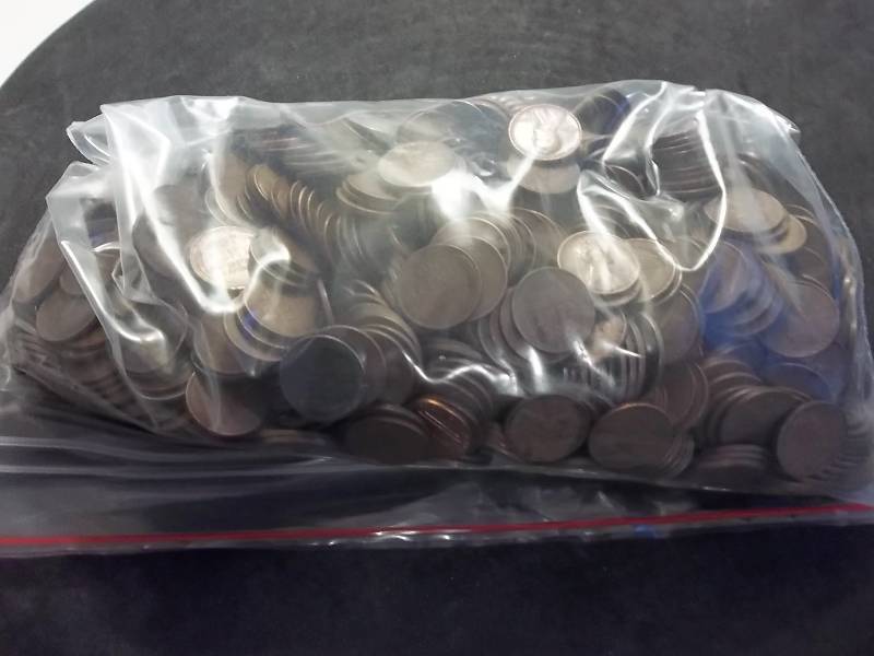1000 Lincoln Cents 1909-1958
