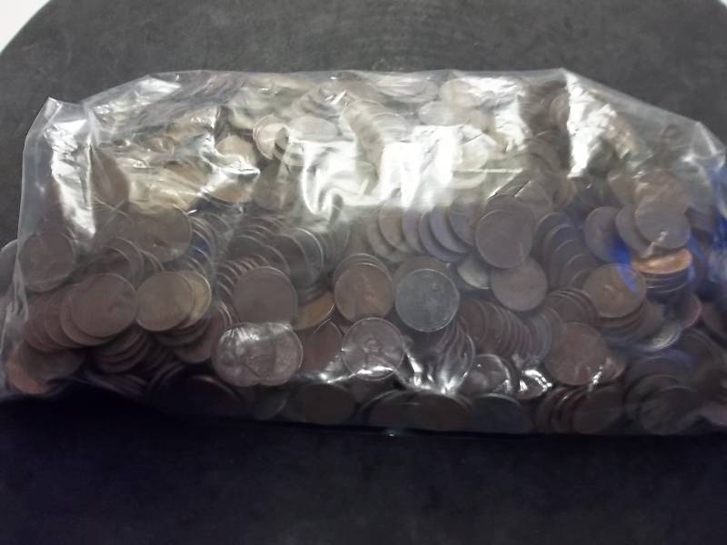 1000 Lincoln Cents 1909-1958