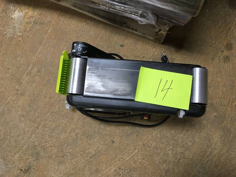 lot 14 image: Ryobi - 4 x 6 Belt & Disc Sander. Open Box
