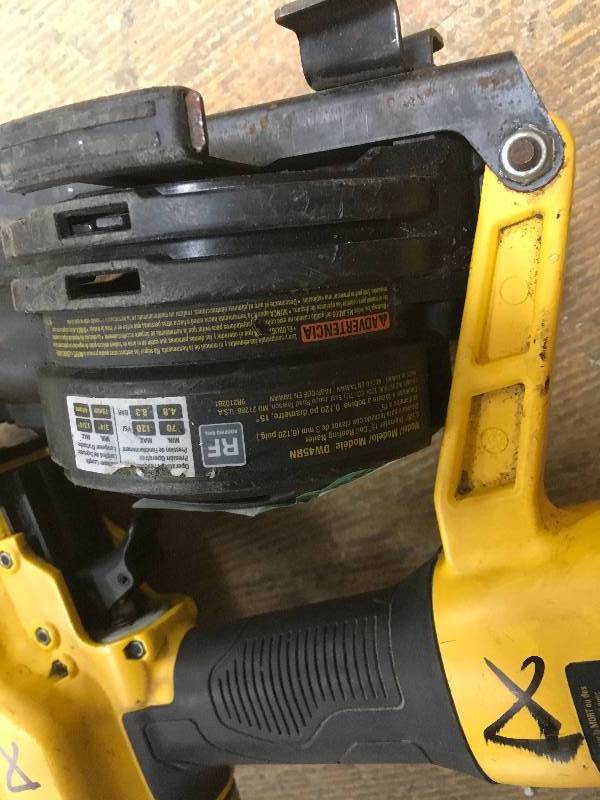 lot 42 image: DeWalt Coil Nailer. Open Box