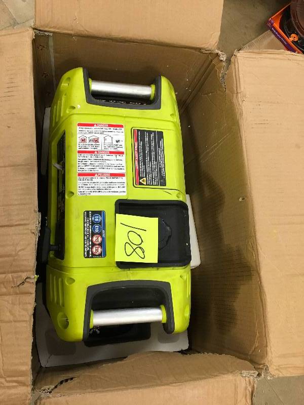 lot 108 image: Ryobi 2200 Watt Inverter Generator -used in working condition