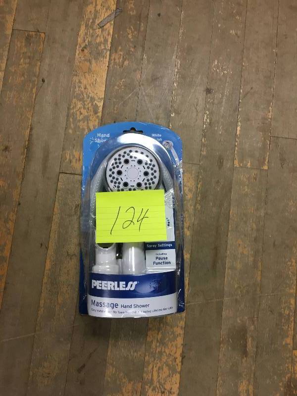 lot 124 image: Peerless Wh 4spy Hand Held Shower - Open Box