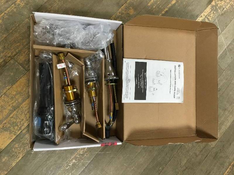 lot 138 image: Glacier Bay Mandouri 2 - Handle Lavatory Faucet - Open Box