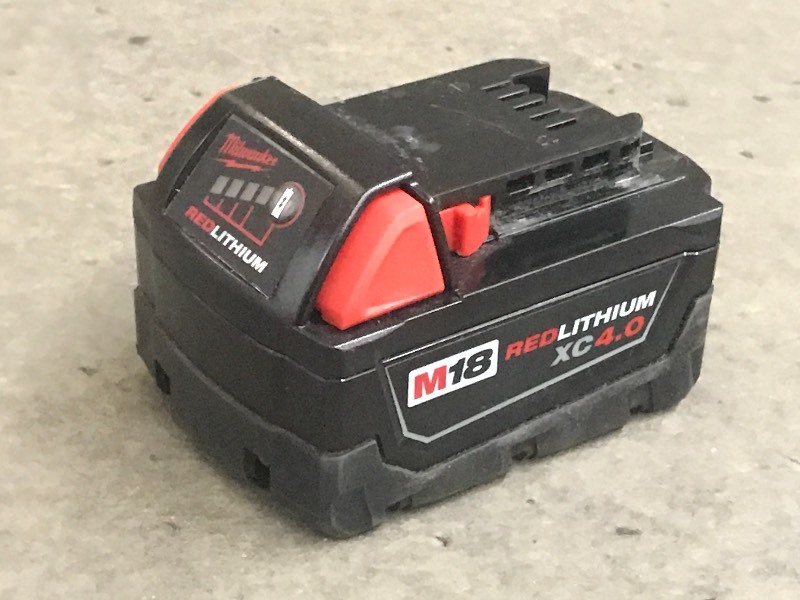 lot 34 image: Milwaukee M18 Red Lithium XC 4.0 Ex...