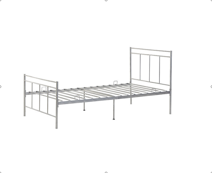 Kimball Kids Silvertone Twin Bed Frame