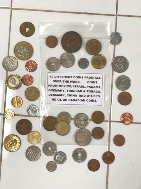 (40) Different Coins From All Over ...