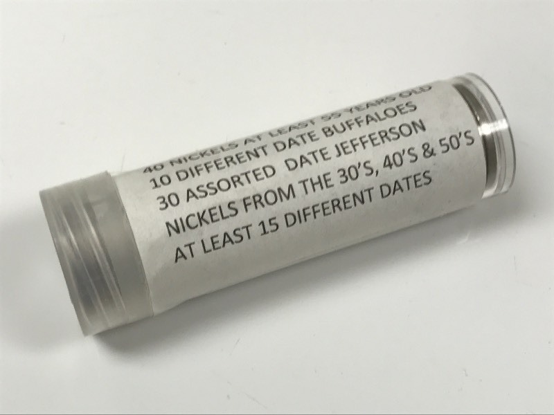 (1) Roll Of (50) Jefferson Nickels...